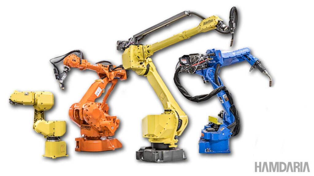کاربرد ربات های صنعتی در صنایع مختلف