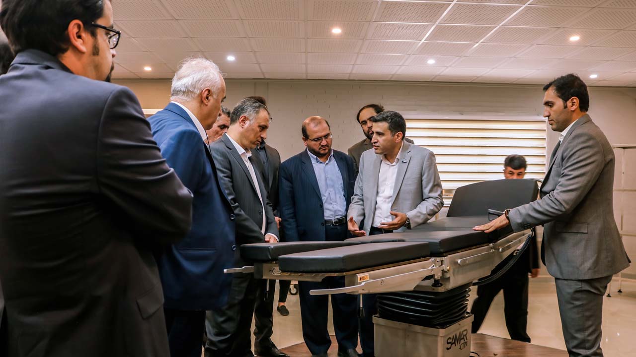 بازدید مسئولین از حمد آریا